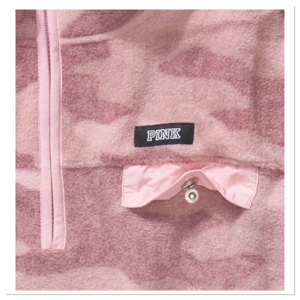 NWT VS PINK POLAR FLEECE HALF ZIP - Picture 3 of 6